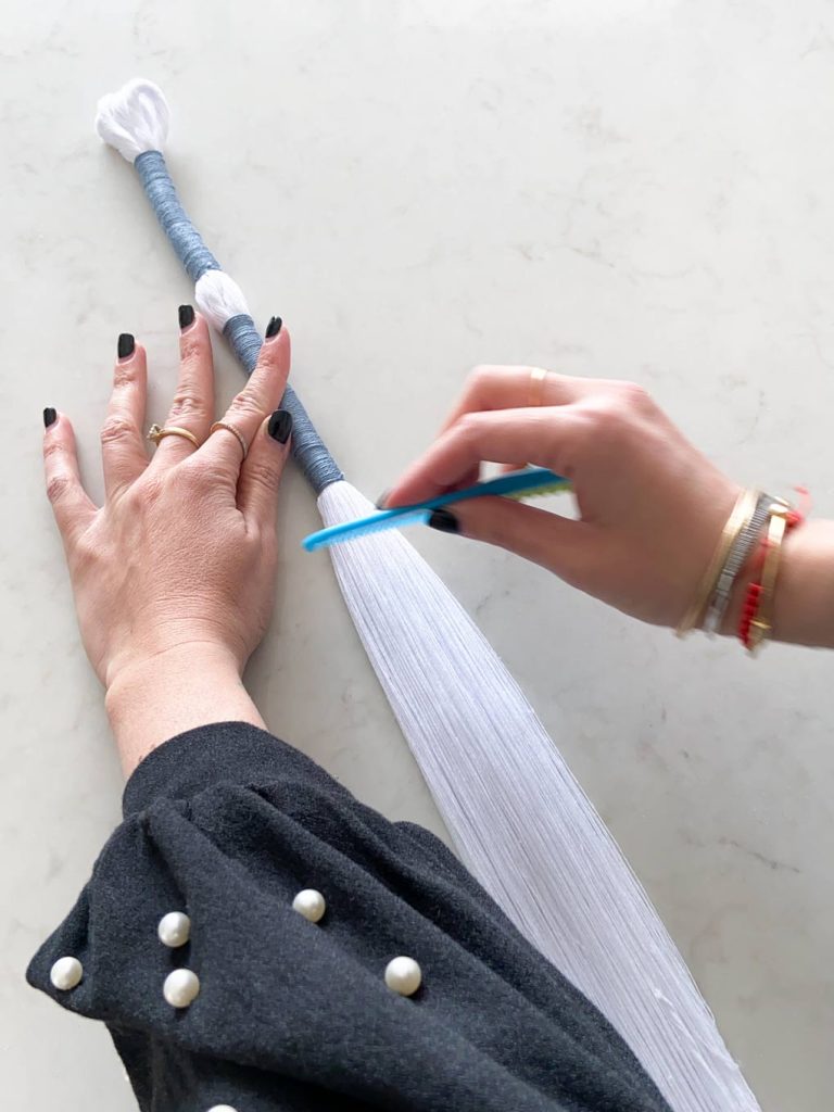 DIY Textile Wall Hanging — הפרויקט שהחזיר אותי לימי שנקר